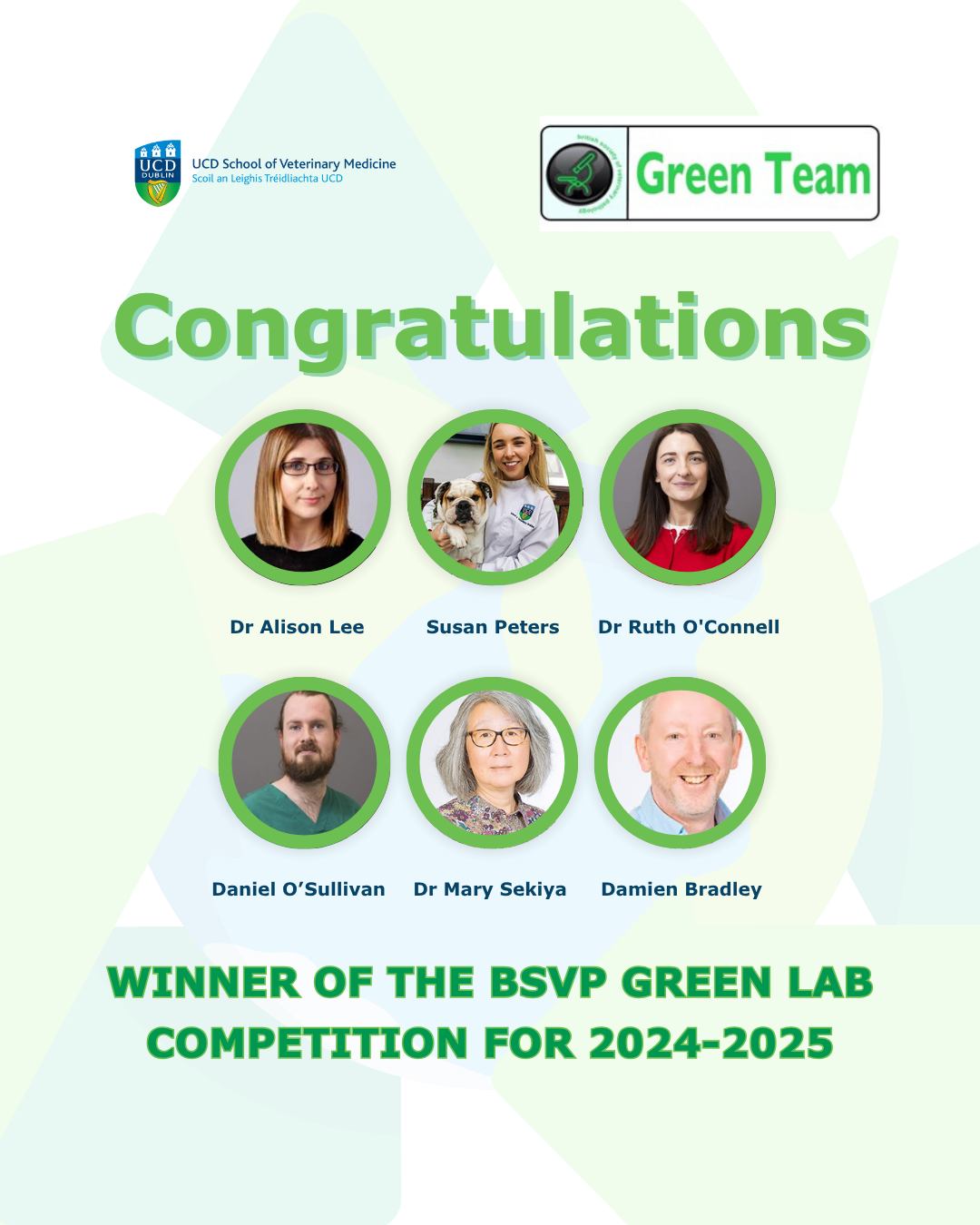 BSVP Green labs winners 2025